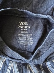 Vans “Roughin It Since 1966” Short Sleeve T-Shirt in Navy Blue Size LARGE