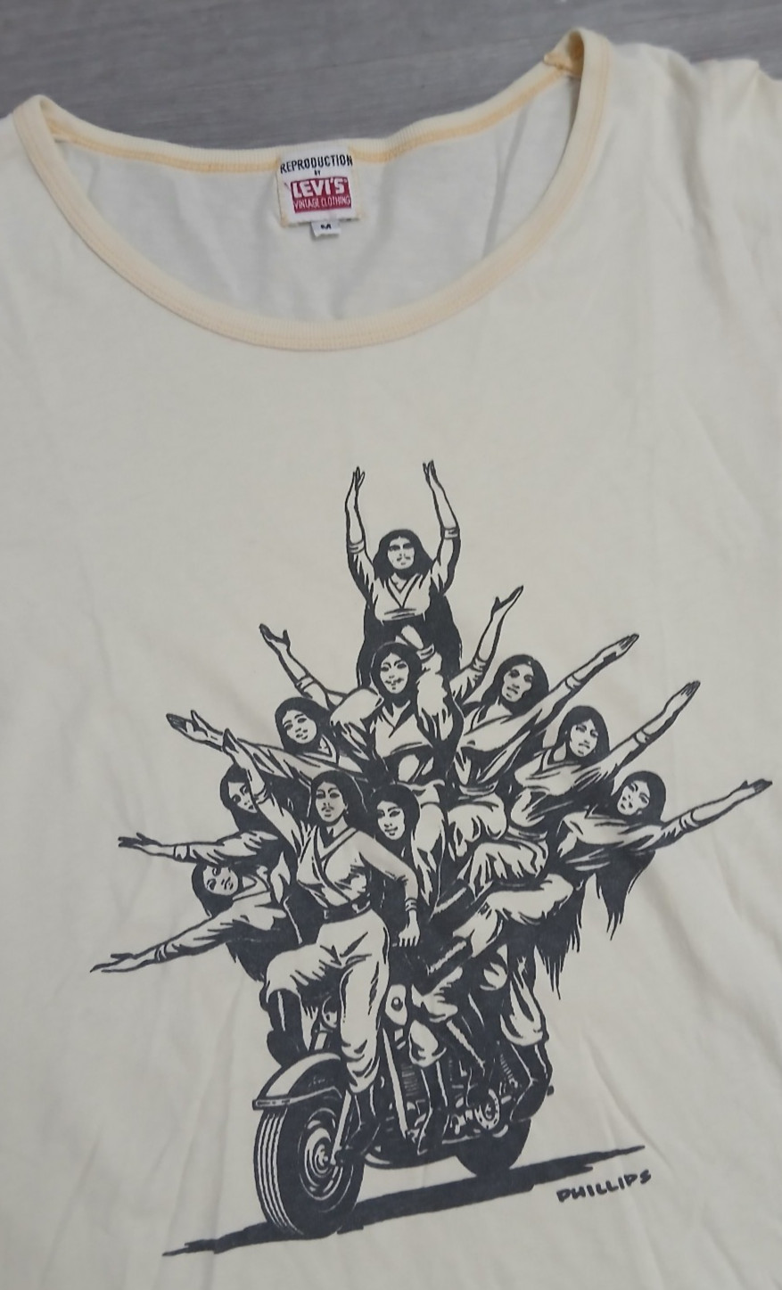 Levi's Vintage Clothing LVC 'Jim Phillips' Artwork T Shirt - Size M gallery