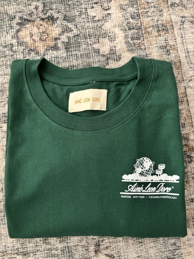 Aime Leon Dore Tshrit Large Men’s Short Sleeve Hunter Green