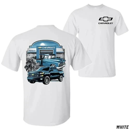 Chevy Truck Dealership T-Shirt, Classic & Modern Chevrolet Pickup gallery