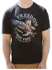 NEW Men’s GALT Freedom Is Not Free Bird USA Graphic Tee T-Shirt Black, Pick Size