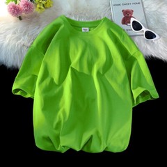 100% Cotton O-Neck Oversized Summer Short Sleeve Men’s T Shirt HipHop Streetwear