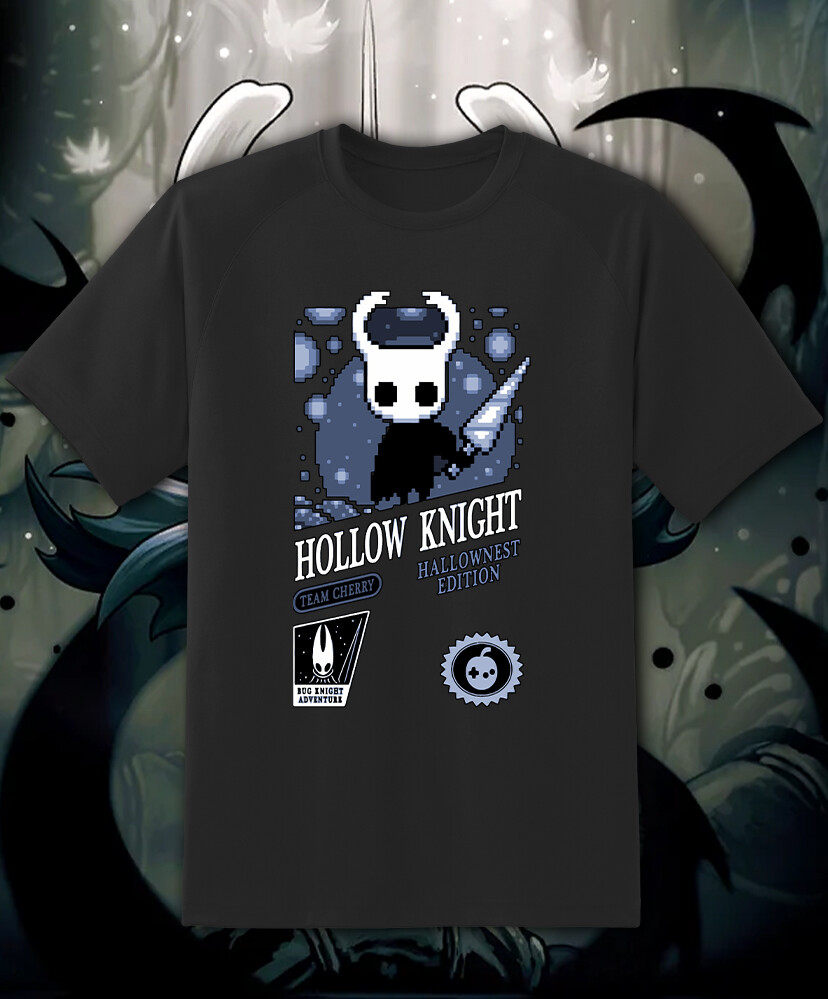 Hollow Night NES Retro Arcade Game Video Game T Shirt Fast Ship!