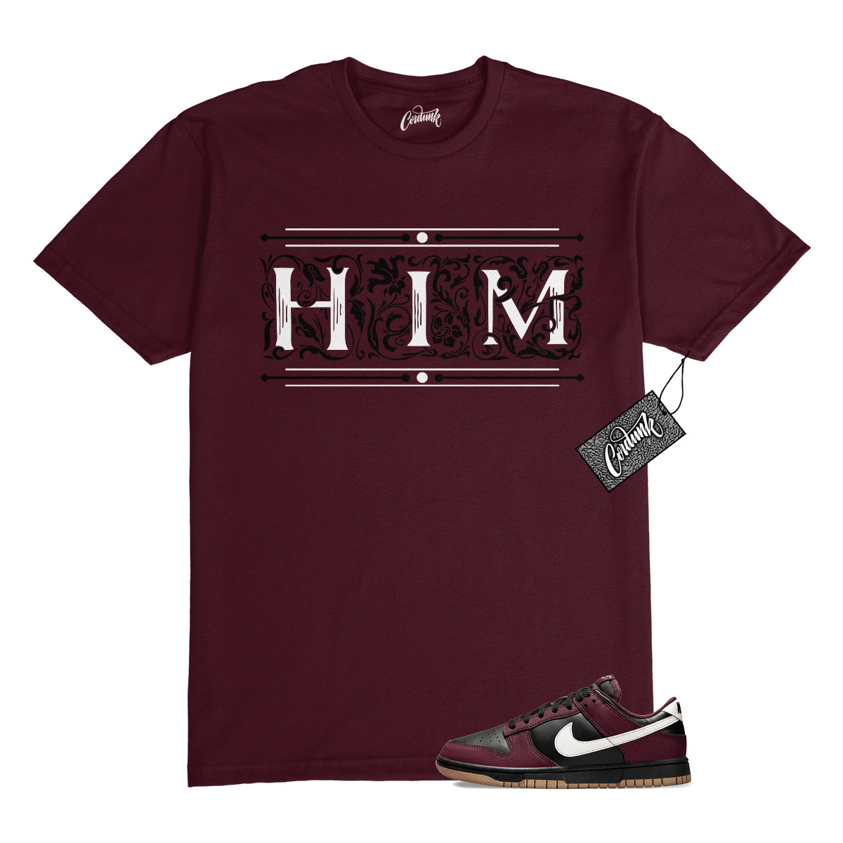 Dunk Burgundy Crush Black White Next Nature T Shirt Match HIMCD gallery