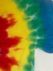 Grateful Dead Bertha Skull Roses Rainbow Tie Dye T Shirt Small Ripple Junction