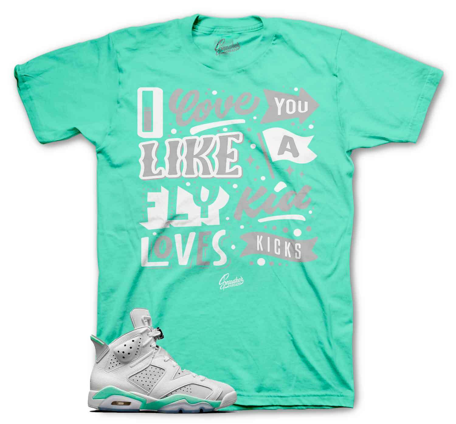 Shirt To Match Jordan 6 Mint Foam Retro Shoes - Love Kicks Sneaker Tees gallery