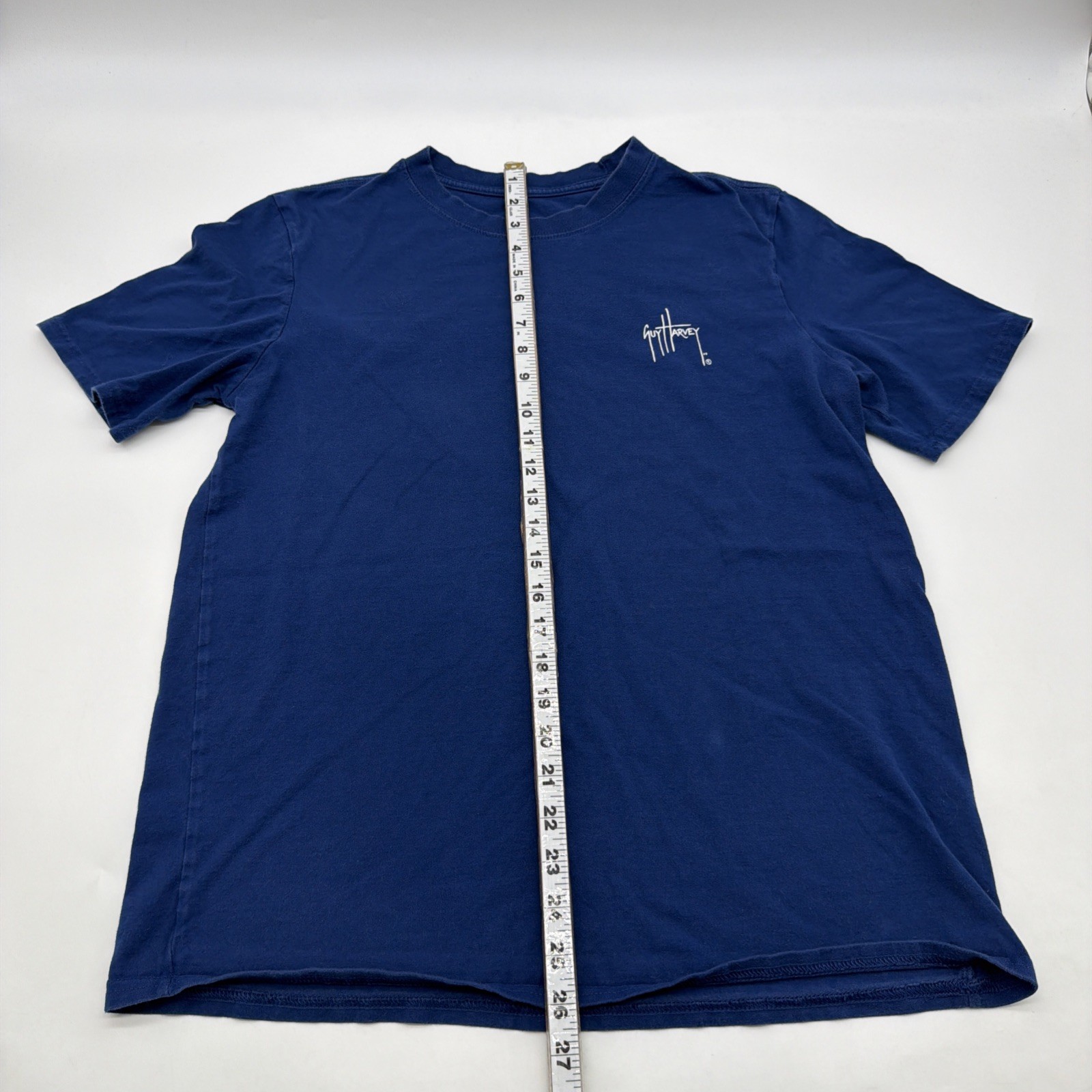 Guy Harvey T-shirt Men M Blue Graphic Print Logo .#43989 gallery