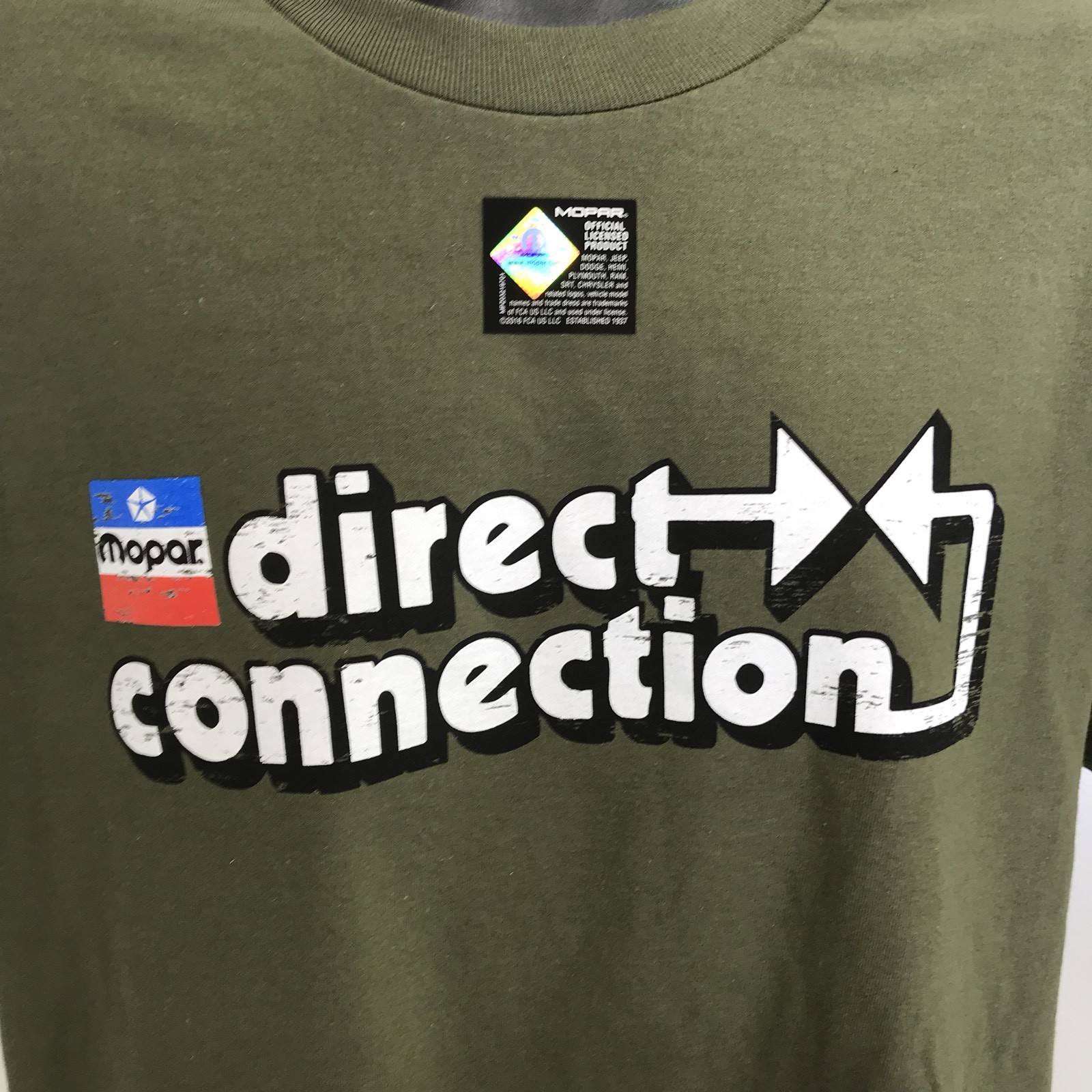 Green T-Shirt w/ Mopar Direct Connection Logo / Emblem (Licensed) gallery