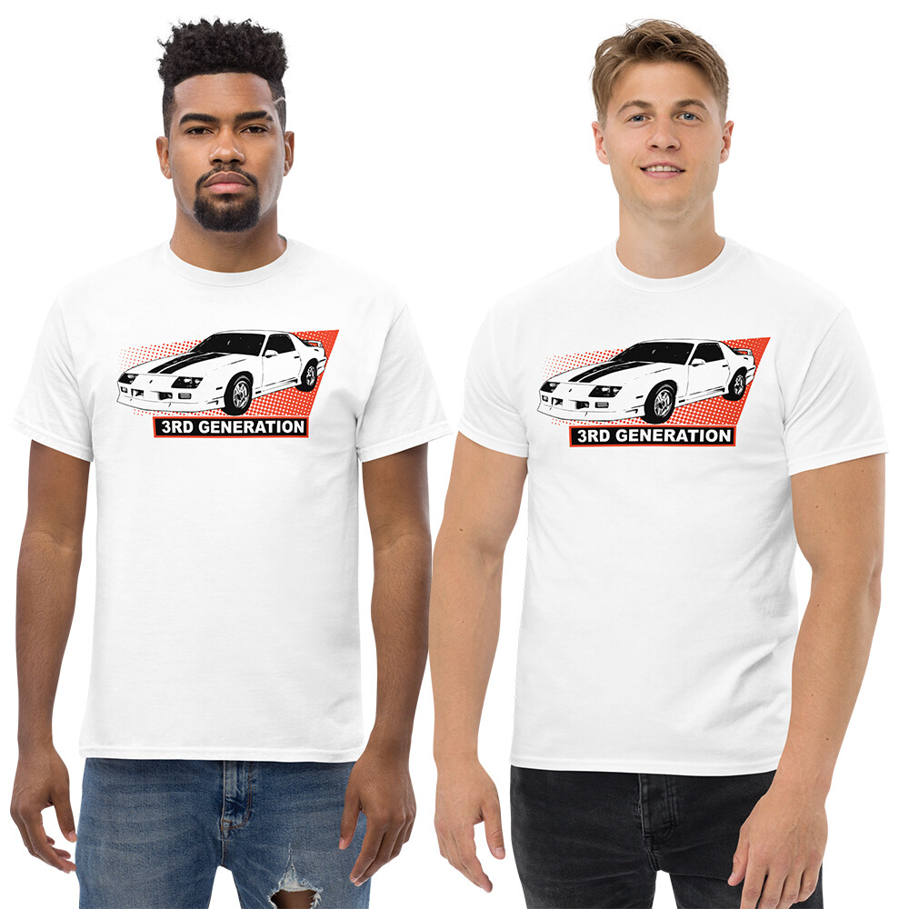 3rd Gen Camaro T-Shirt, 80s Sports Car Guy Shirt, Vintage Auto Lover Gift Idea gallery