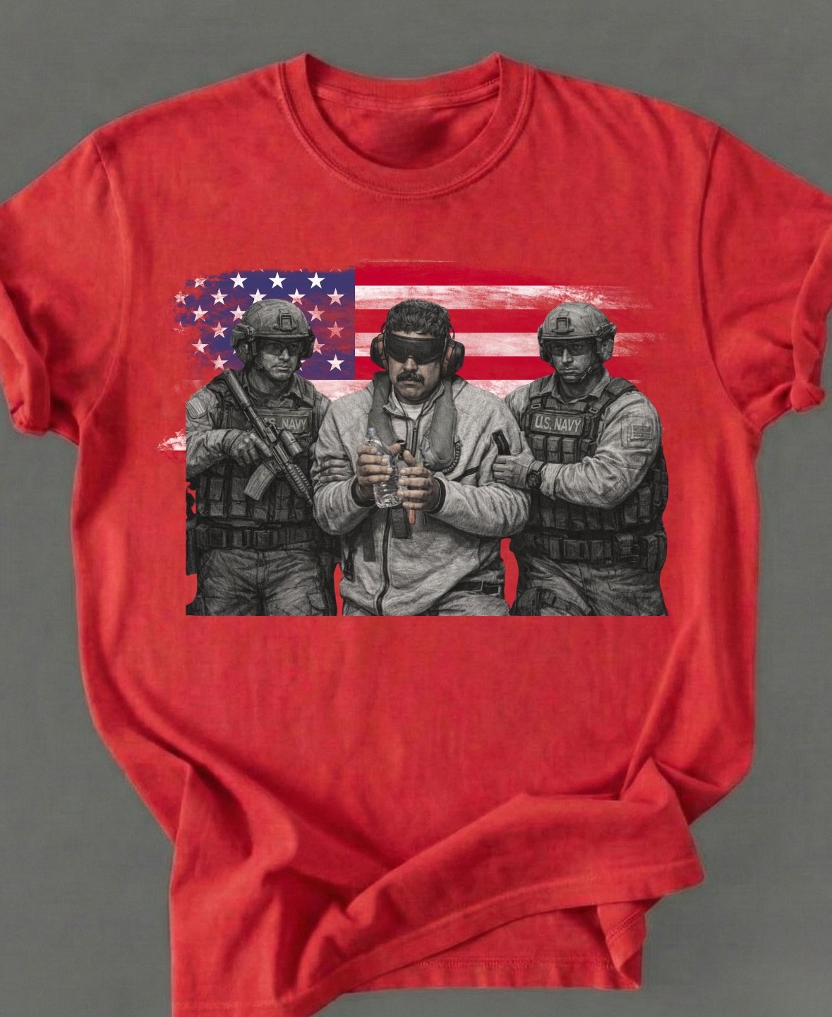 Venezuela Libre Shirt, Captured Live Maduro Graphic Crewneck, Venezuelan Freedom gallery