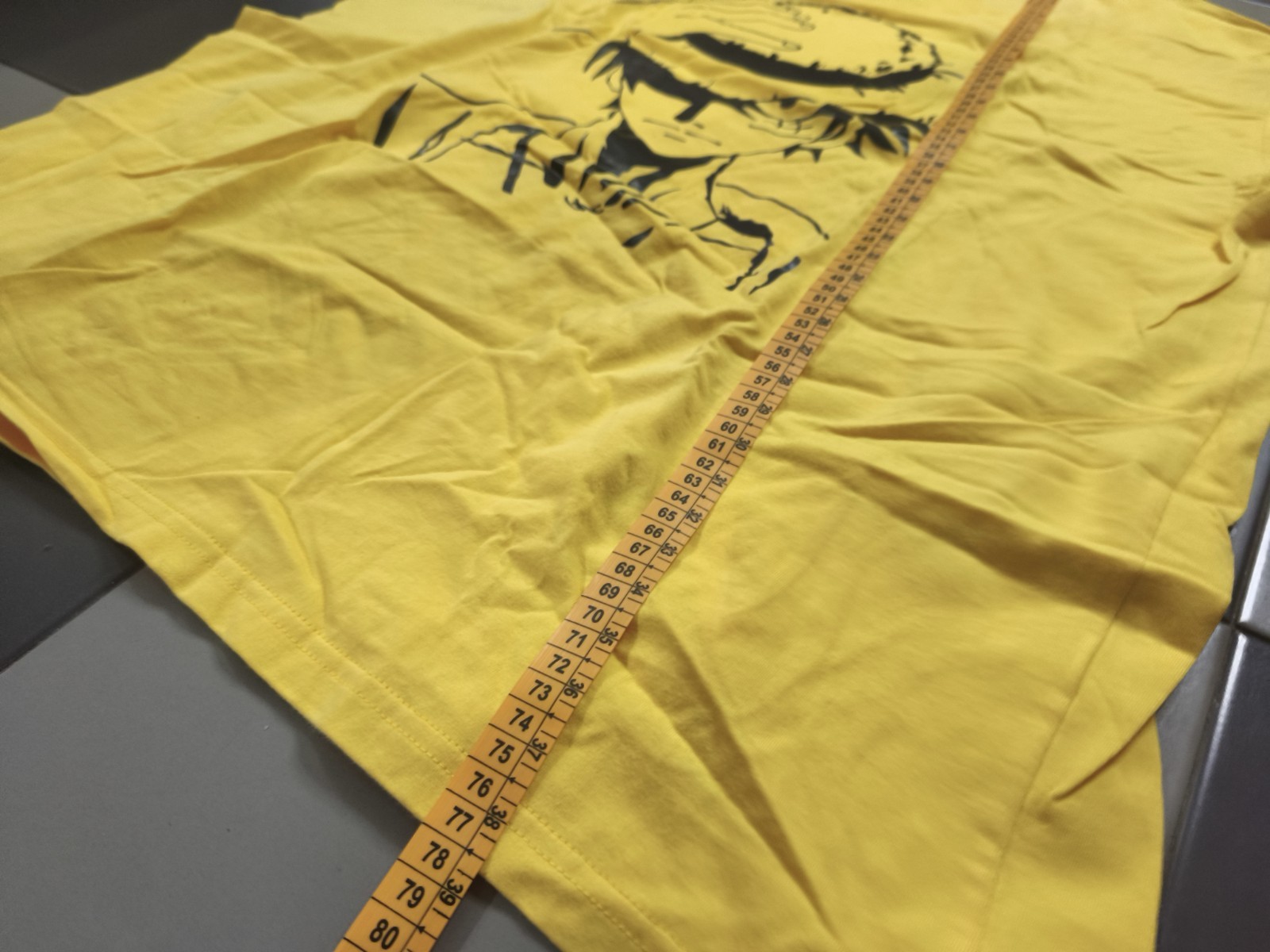 One Piece Monkey D. Luffy Graphic T-Shirt - Yellow gallery