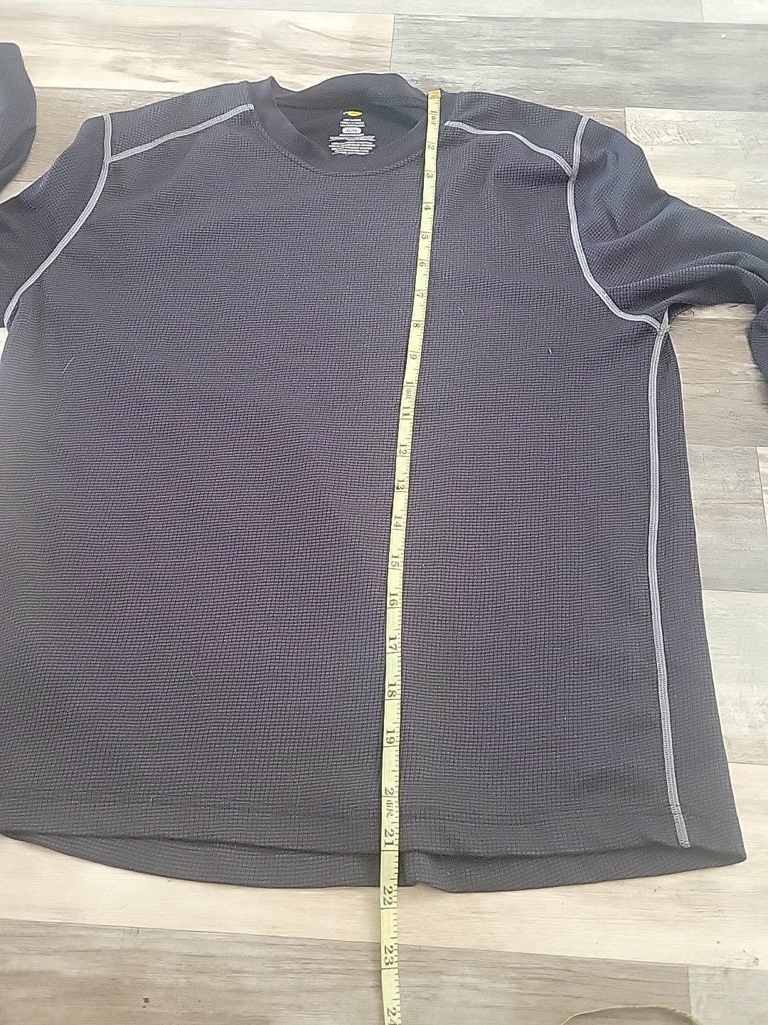 Bass Pro Shops Thermal Base layer Mens Size X Large Black Waffle Long Sleeve gallery