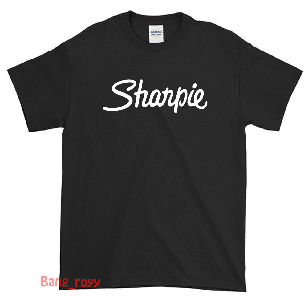New Sharpie permanent marker pens Logo Men’s Funny T Shirt USA size S -XXL