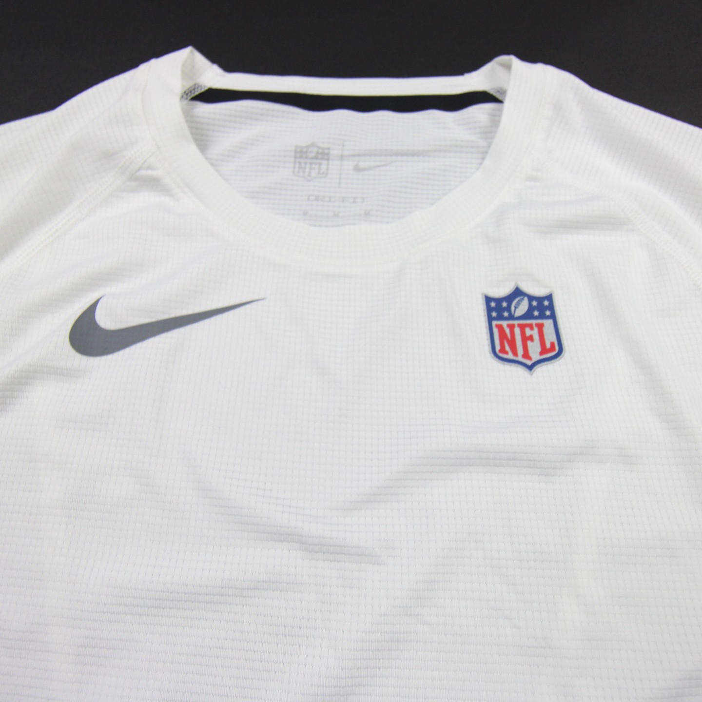 Nike NFL On Field Dri-Fit Short Sleeve Shirt Men's White Used M gallery