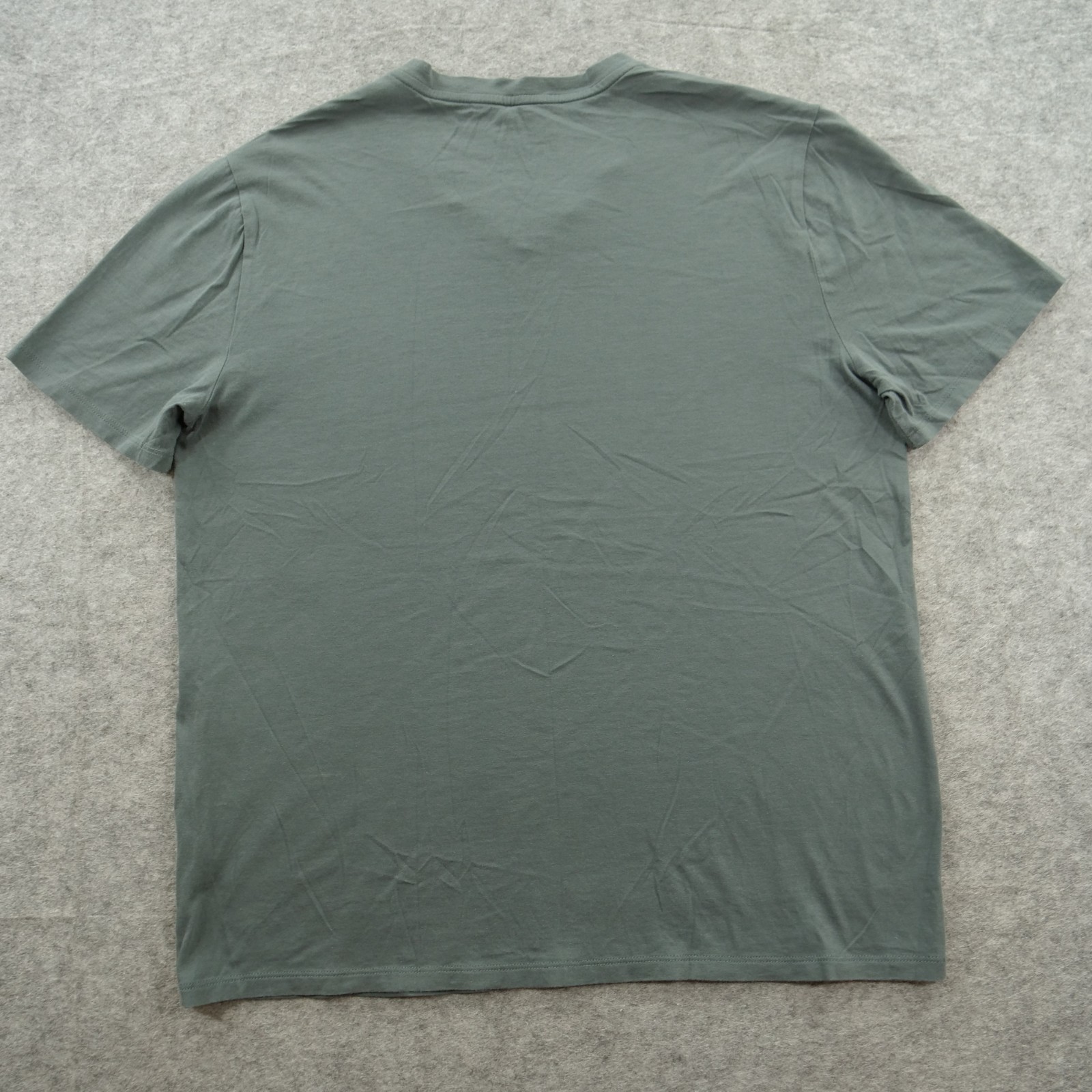 Vince Shirt Mens Medium Gray V Neck Short Sleeve Pima Cotton Casual gallery