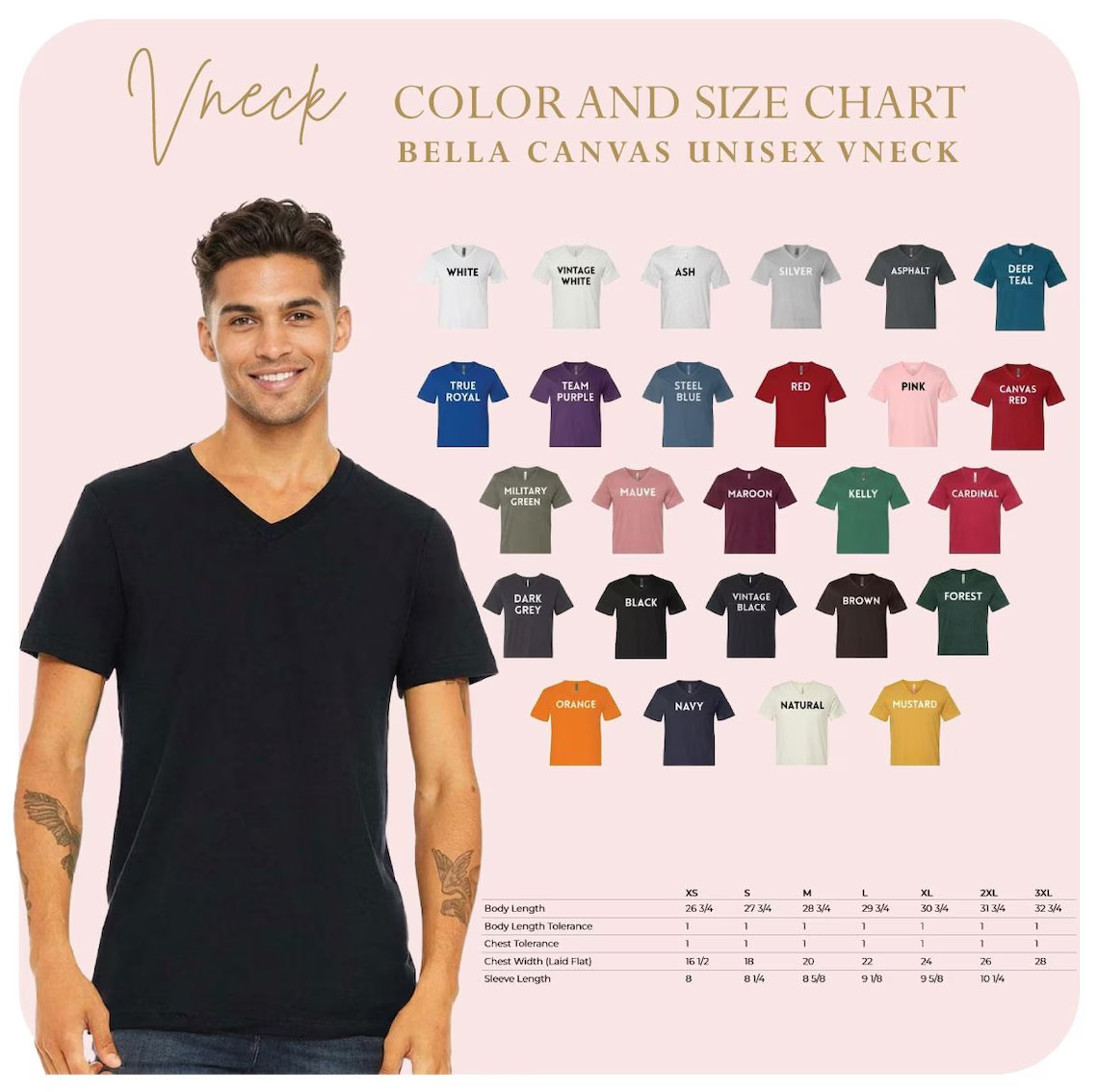 250th Anniversary of The United States Bella Canvas V-Neck Tee, USA Independence gallery