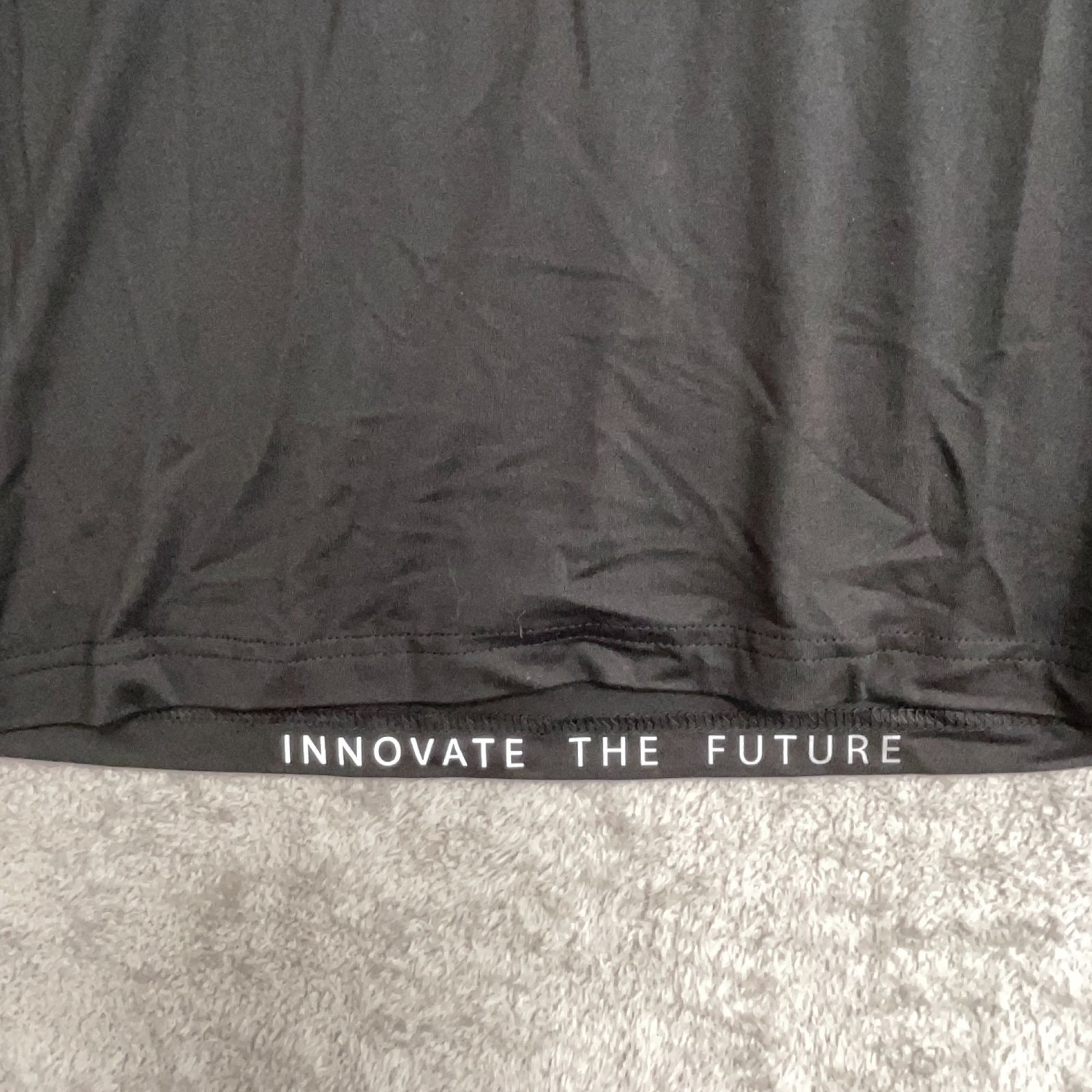 NEW Quiksilver Men's S Black Active T-Shirt Regular Fit Polyester Spandex Blend gallery