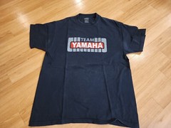 Yamaha Team Yamaha Rectangle Logo Graphic T-Shirt Adult Size L Or XL