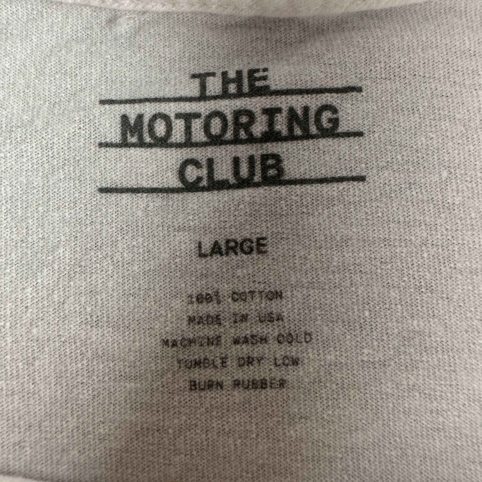 The Motoring Club Shirt Mens L Pocket VW Bus Graphic Back Print White Kindred gallery