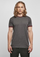 Build Your Brand Basic Ringer Tee BB022 – Short Sleeves and Crew Neck
