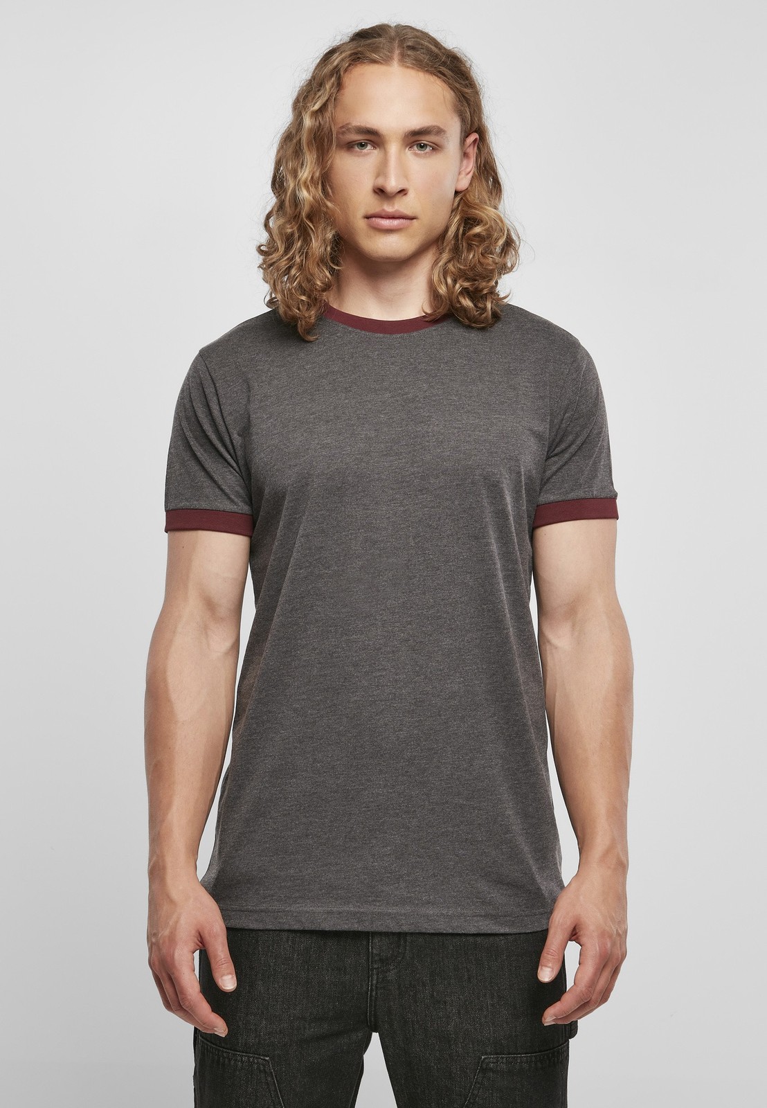 Build Your Brand Basic Ringer Tee BB022 - Short Sleeves and Crew Neck gallery