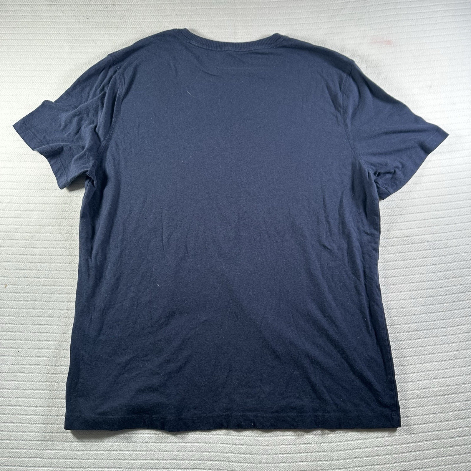 Eddie Bauer Mens XL T-Shirt Navy Blue Crew Neck Short Sleeve Classic Tee Cotton gallery