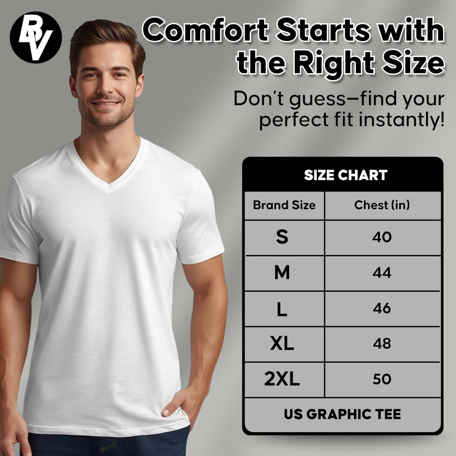 Brooklyn Vertical Mens 6-Pack V Neck Undershirts Short Sleeve Cotton Round Neck gallery