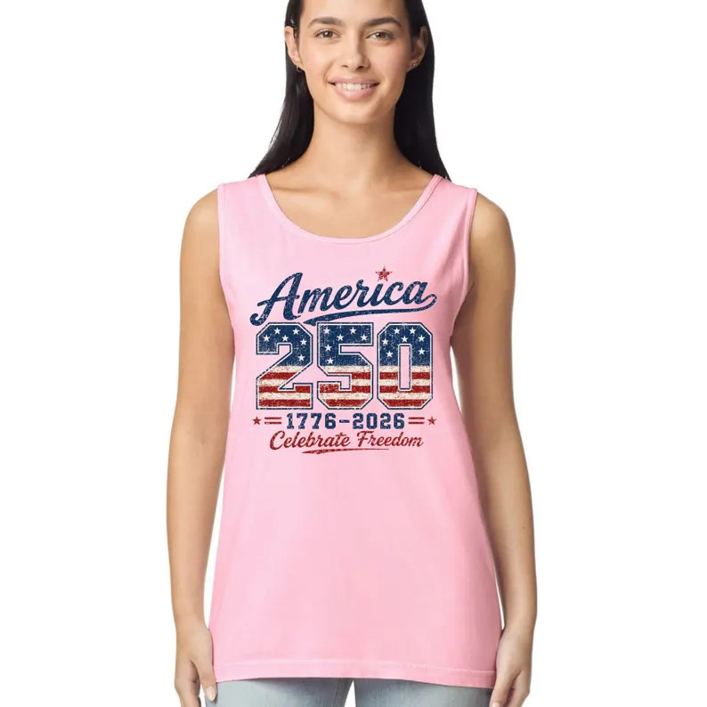 America 250 Years Independence Patriotic Tank Top gallery