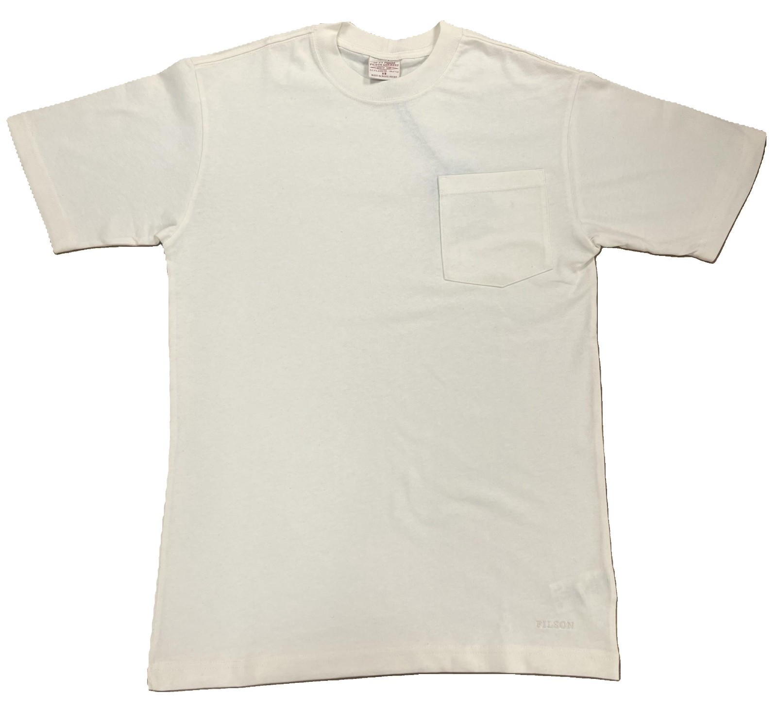 Filson 6.5 oz Pocket T-Shirt 20277957 Charcoal White Olive Whiskey Frontier Tee gallery
