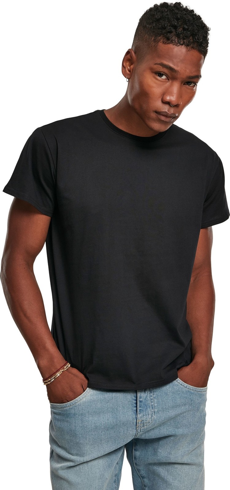 Build Your Brand Basic t-shirt - Set-in sleeves, Light crewneck gallery