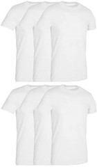 BILLIONHATS 6 Pack Men’s Bulk Big Tall Short Sleeve Cotton Lightweight T-Shirt