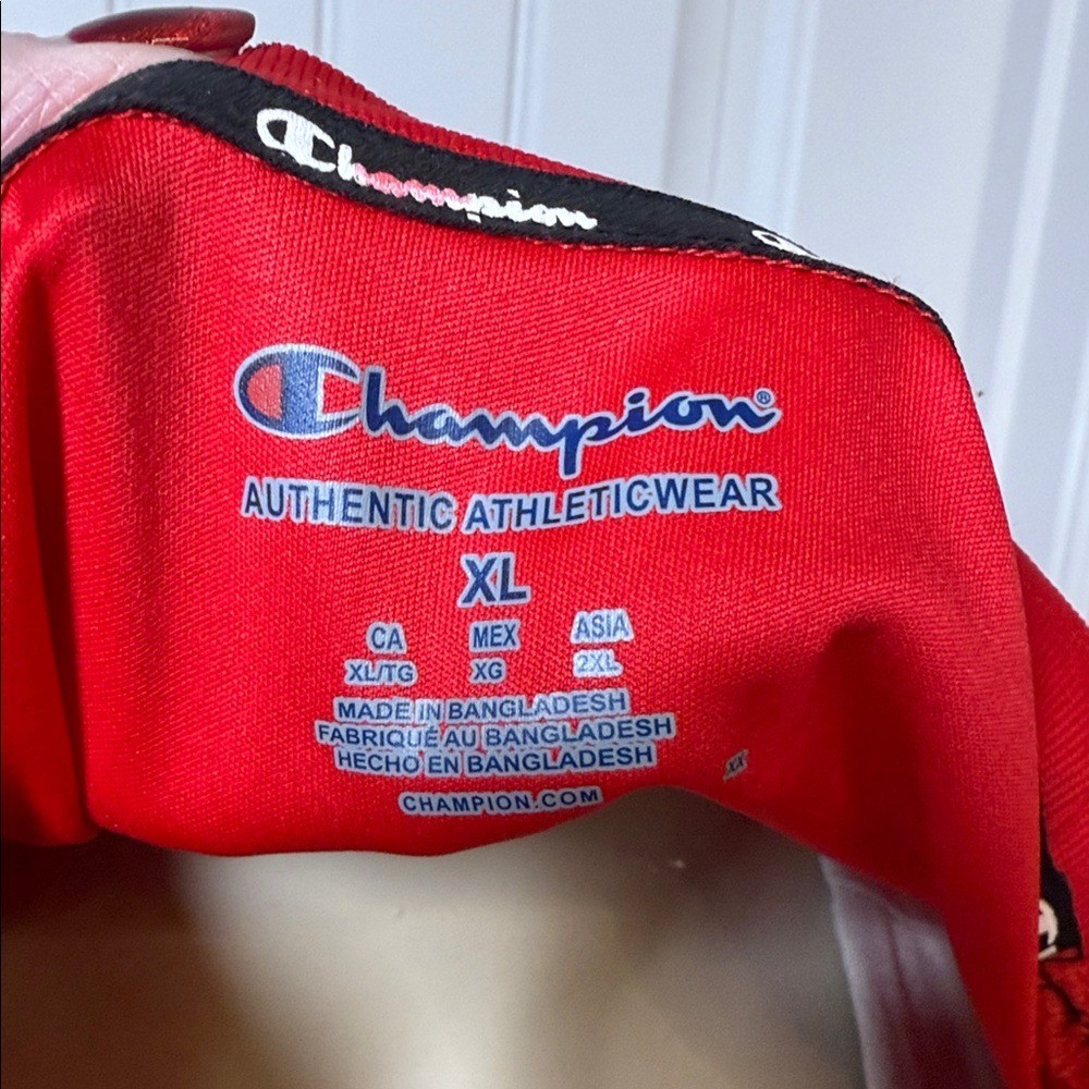 Champion Georgia Bulldogs Long Sleeve Red Performance Shirt Men's XL UGA gallery