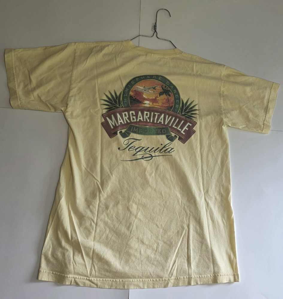 Vintage Salt Margaritaville Hemisphere L Tequila Double Sided Graphic Shirt