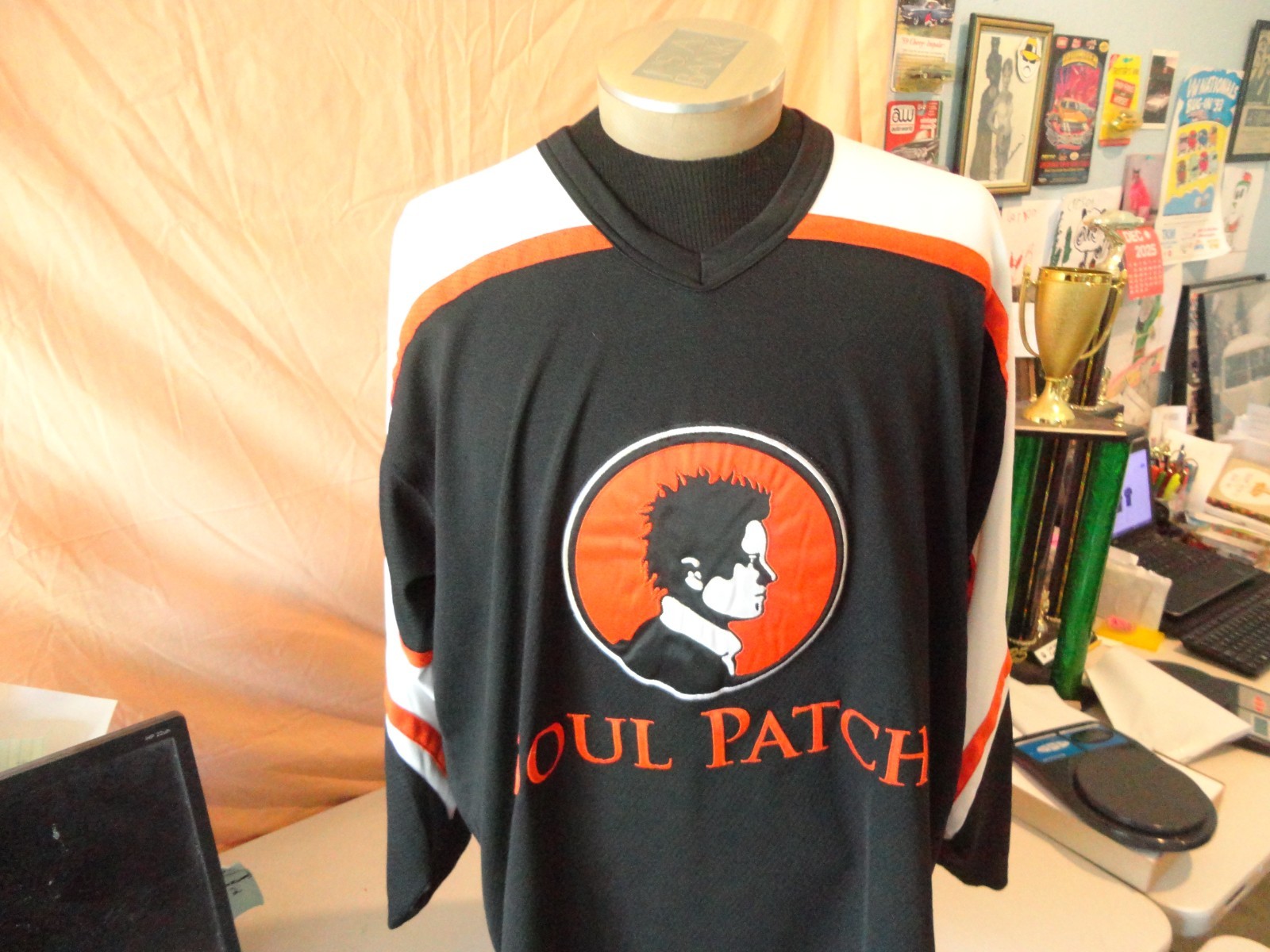 Vintage Soul Patch CCM Hockey Stitched Jersey Size XL