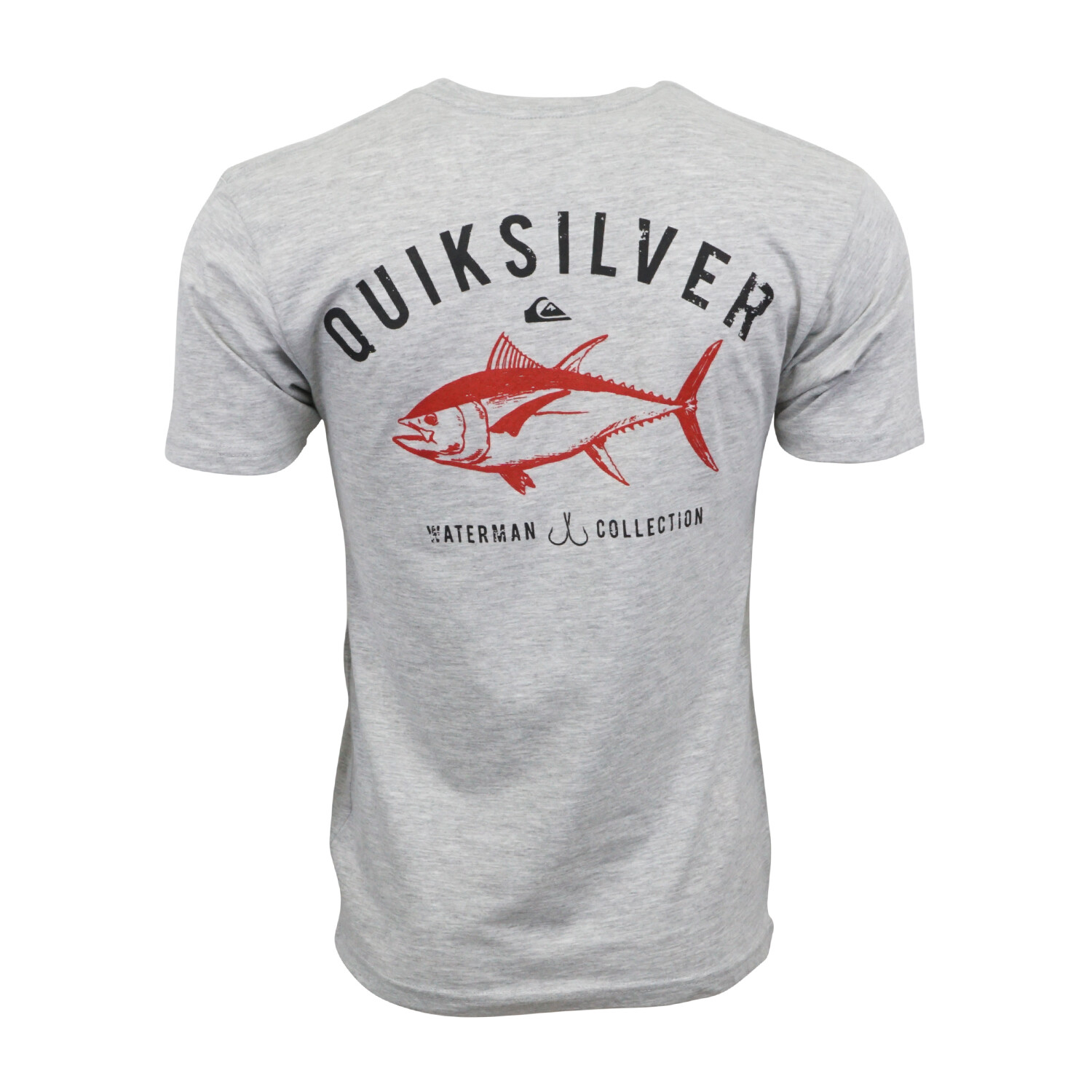 QUIKSILVER MENS TUNA FISH T SHIRT GRAY HEATHER TEE gallery