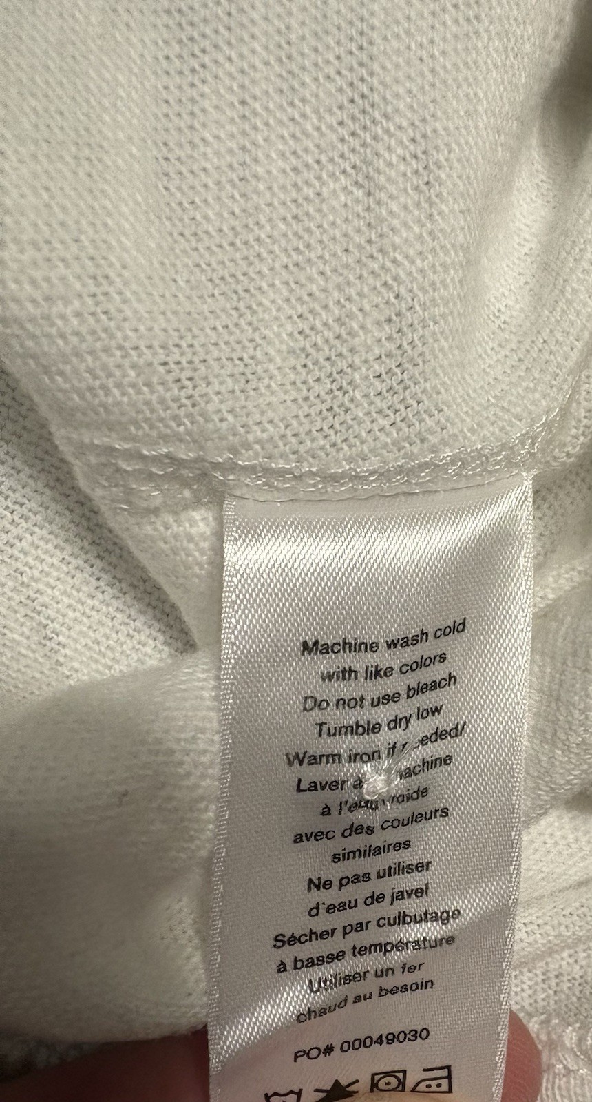rag & bone Men's White Long Sleeve Henley Cotton Knit Button T-Shirt XL gallery