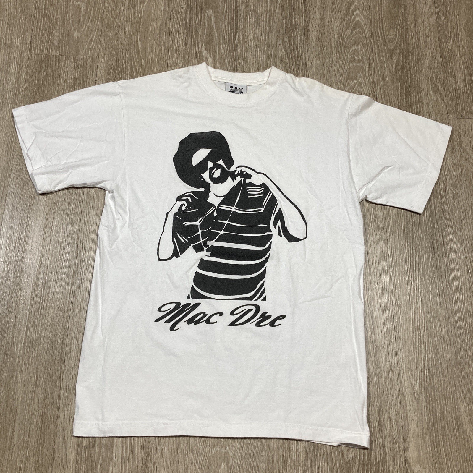 Mac Dre Shirt L 90s 00s Y2k Bay Area Thizz Rapper Rap Concert Tour Tee