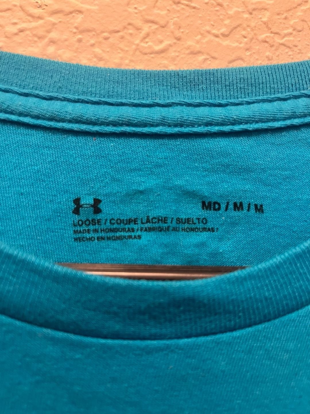 Under Armour Blue UA Engineered for Athletes Logo Short Sleeve Graphic Tee gallery