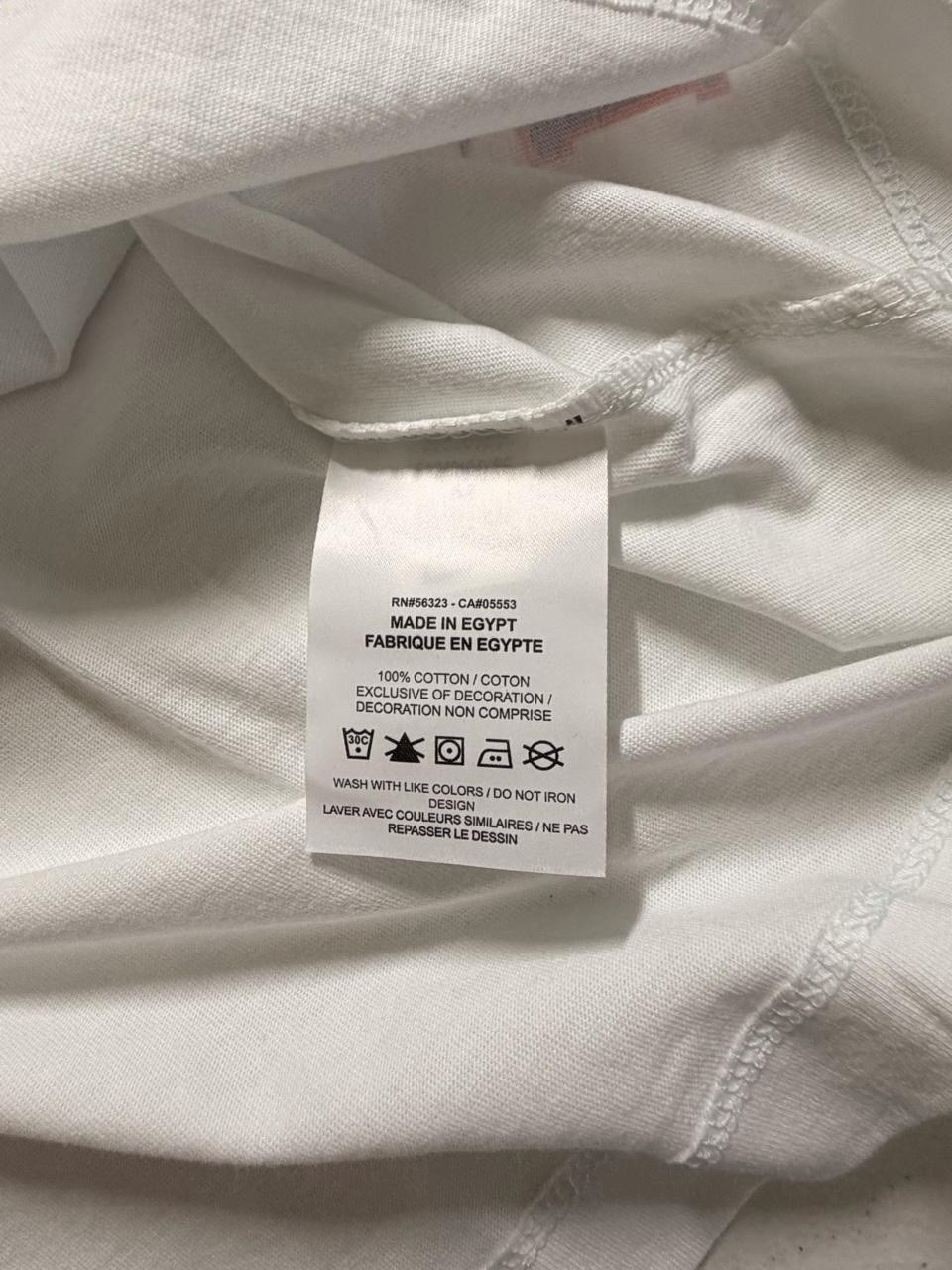 Nike The Nike Tee White Graphic Logo Crew Neck Short Sleeve T-Shirt Men's M gallery