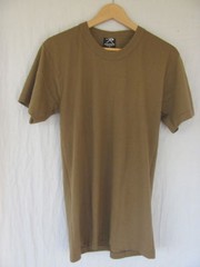 ARMY SOLID BROWN PLAIN MENS ROTHCO T-SHIRT TEE SHIRT SHIRT SIZE S M L XL 2X 3X
