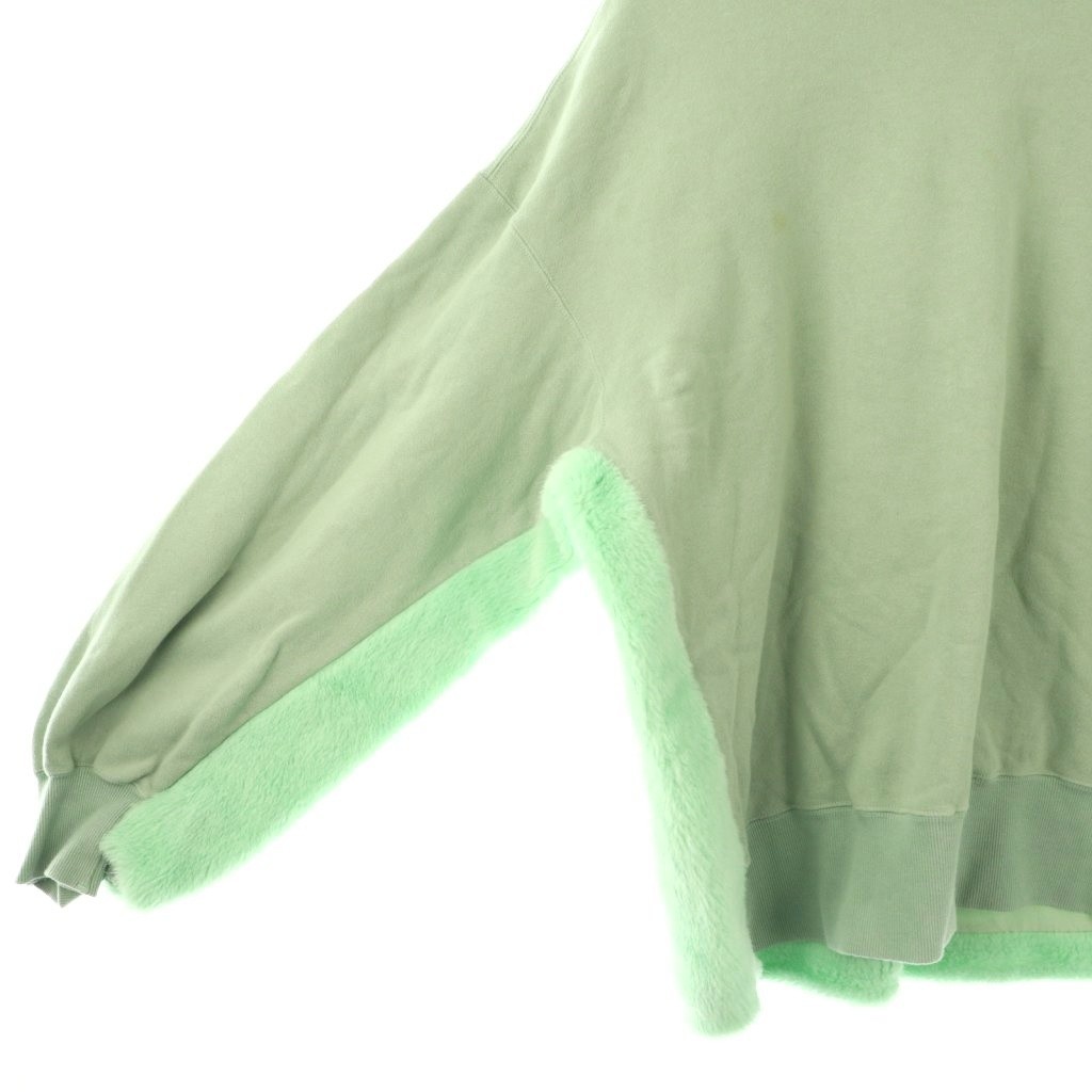 【TOPS】FACETASM CSW-SW-M04FAUX FUR SWEAT Sweatshirt Faux Fur Size 5 Smoke gallery