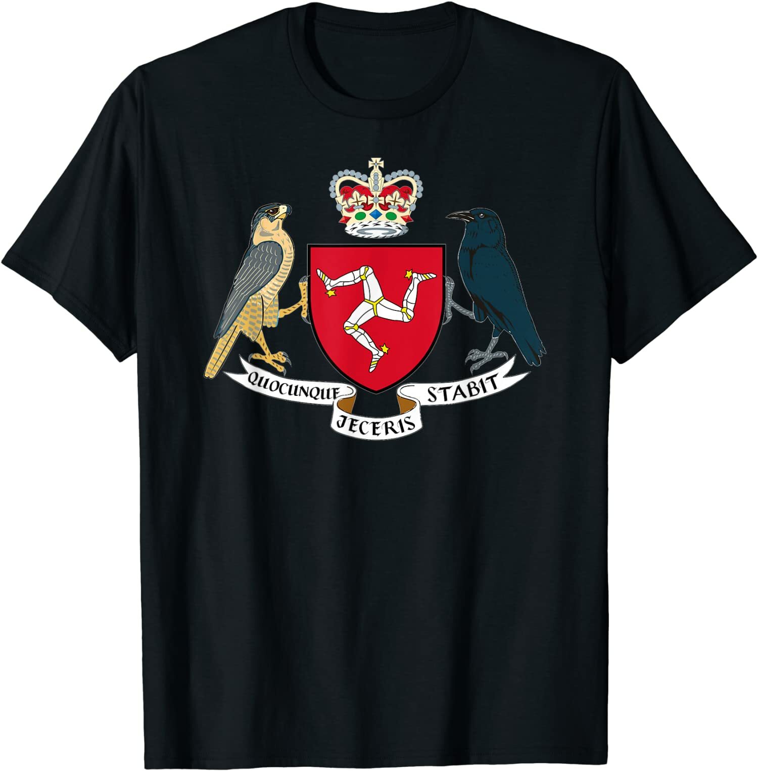 NEW LIMITED Isle Of Man Flag Shirt 3 Legs Of Man Coat Of Arms T-Shirt gallery