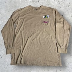 The PowerPuff Girls Cartoon Network Long Sleeve TShirt Tan Graphic Size M