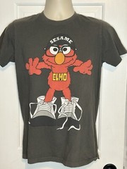 2 – Sesame Street Shirts – Size Medium – Cookie Monster And Elmo