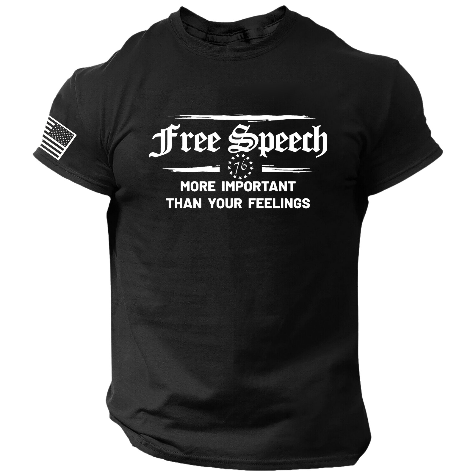 Free Speech 1st Amendment T-SHIRT American Patriotic 1776 America USA Freedom gallery