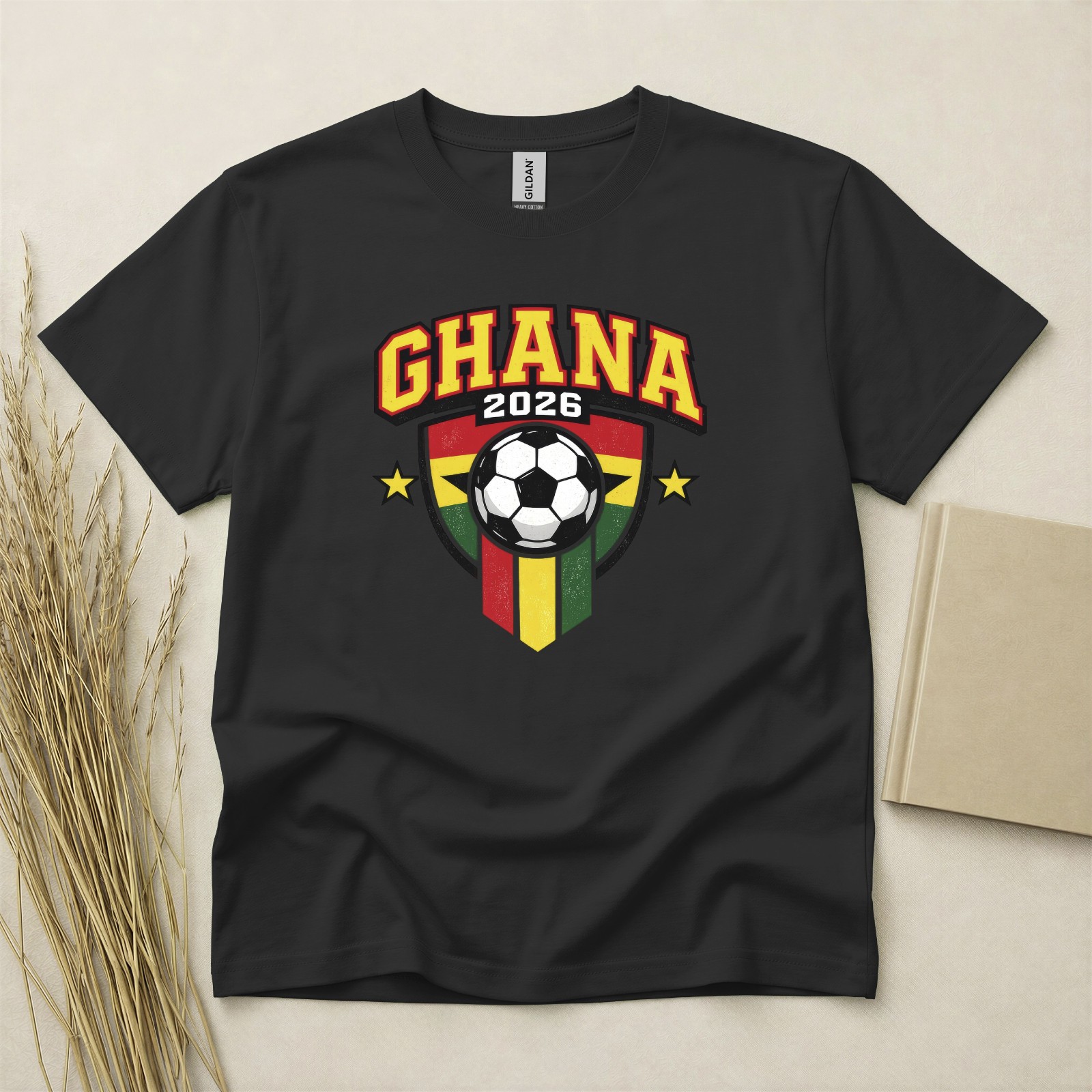 Ghana 2026 Football Fan T Shirt Soccer Supporters Gildan Cotton Family Top gallery