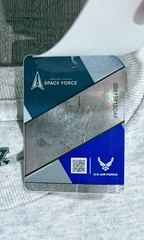 United States Space Force USSF “ALWAYS ABOVE” Ash Gray Long Sleeve T-Shirt -Sz L