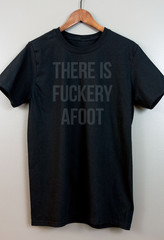 Black On Black Fuckery Afoot Shirt Gothic Nu Goth All Black Emo Grunge Unisex Te