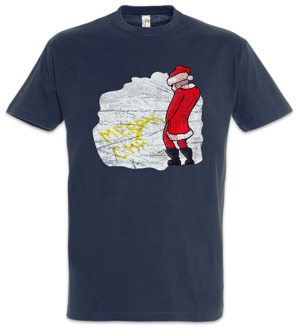 Santa Snow T-Shirt Bad Merry Fun I Hate Christmas Santa Let it Snow Clause gallery