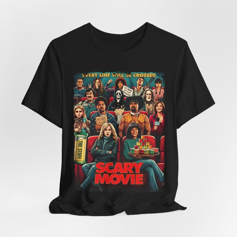 Scary Movie T-shirt: Vintage Horror Movie Unisex Graphic Tee